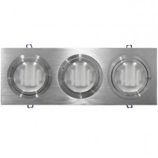 Σποτ AR111 Τριπλό Χωνευτό Κινητό Αλουμινίου Σατινέ Ματ 3-6701366